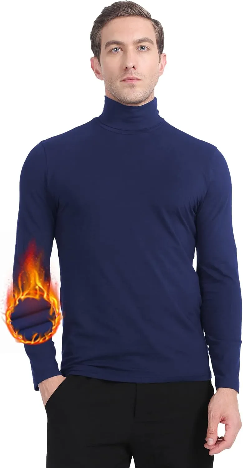 MANCYFIT Mens Thermal Shirts Fleece Lined Top Long Sleeve Base Layer Pullover