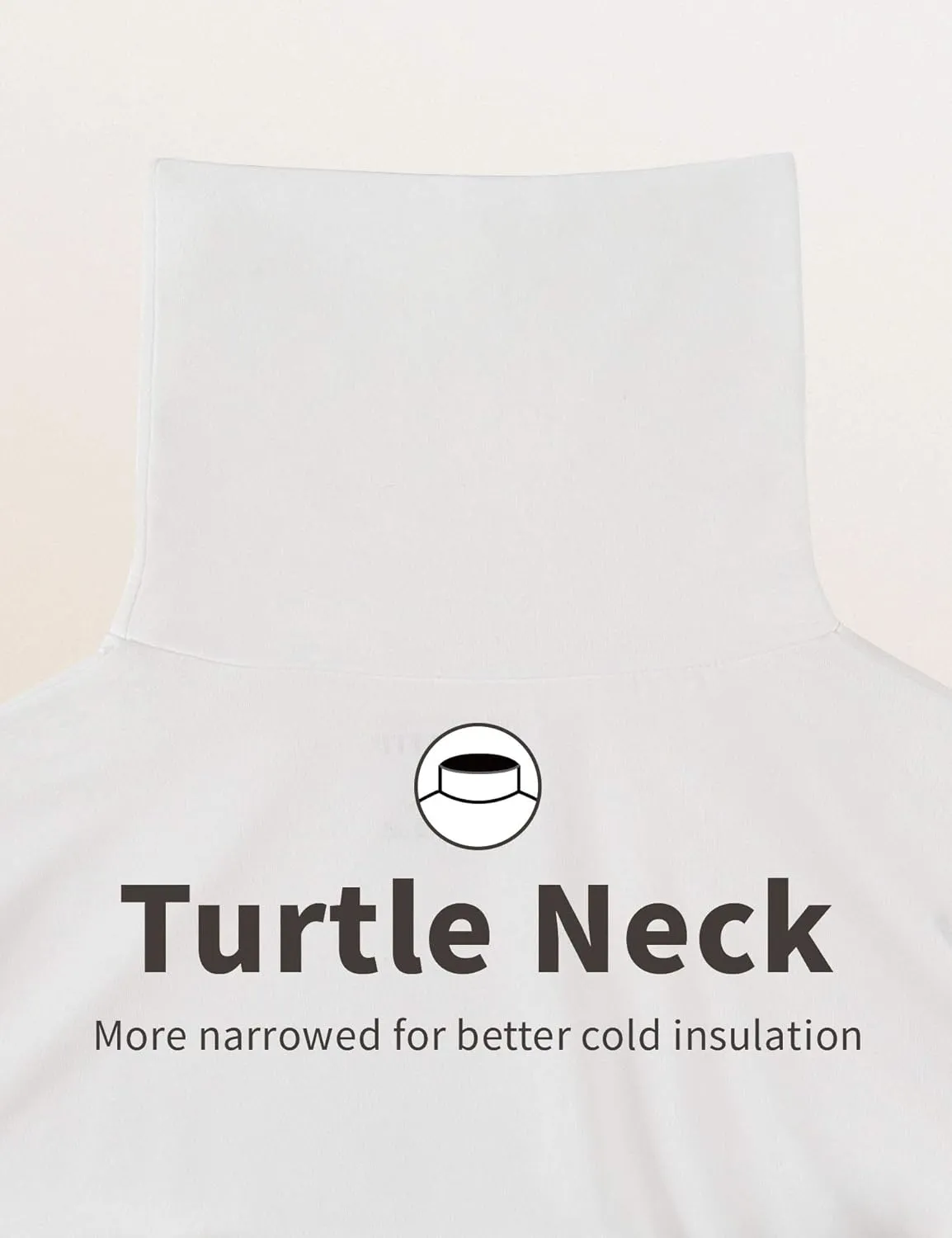 MANCYFIT Thermal Top for Women Turtleneck Shirt Long Sleeve Undershirt Ultra Soft Fleece Lined Base Layer