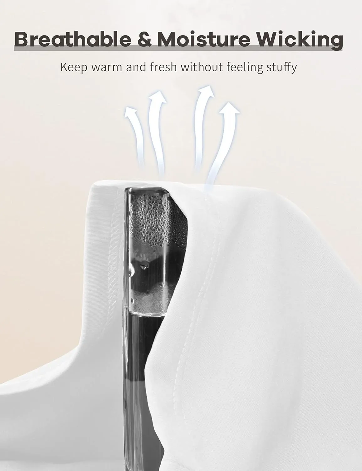 MANCYFIT Thermal Top for Women Turtleneck Shirt Long Sleeve Undershirt Ultra Soft Fleece Lined Base Layer