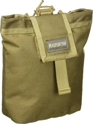 Maxpedition Rollypoly Folding Dump Pouch (Khaki) 3.5"x2"x3"