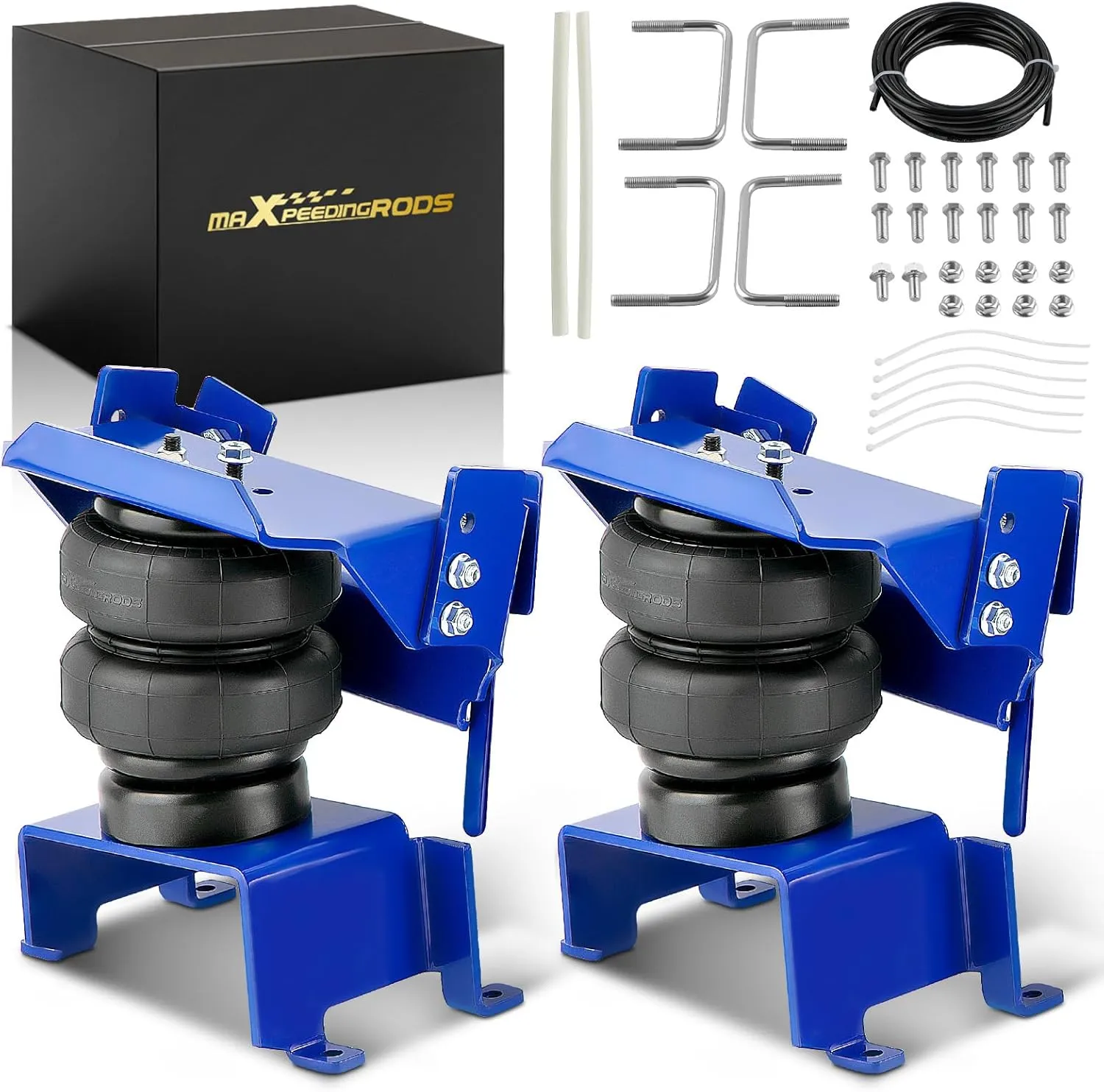 maXpeedingrods 5000 lbs Air Suspension Bags Kit for Ford F-150 2WD & 4WD 2015-2024 Rear Air Helper Spring Kit
