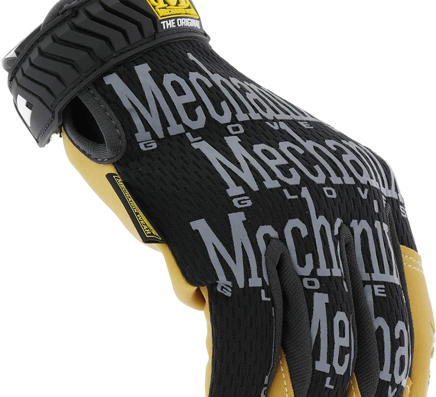 Mechanix Wear: The Original Material4X Synthetic Leather Work Gloves with Secure Fit, Abrasion Resistant, Added Durability, Safety Gloves for Men, Multi-Purpose Use (Brown, X-Large)