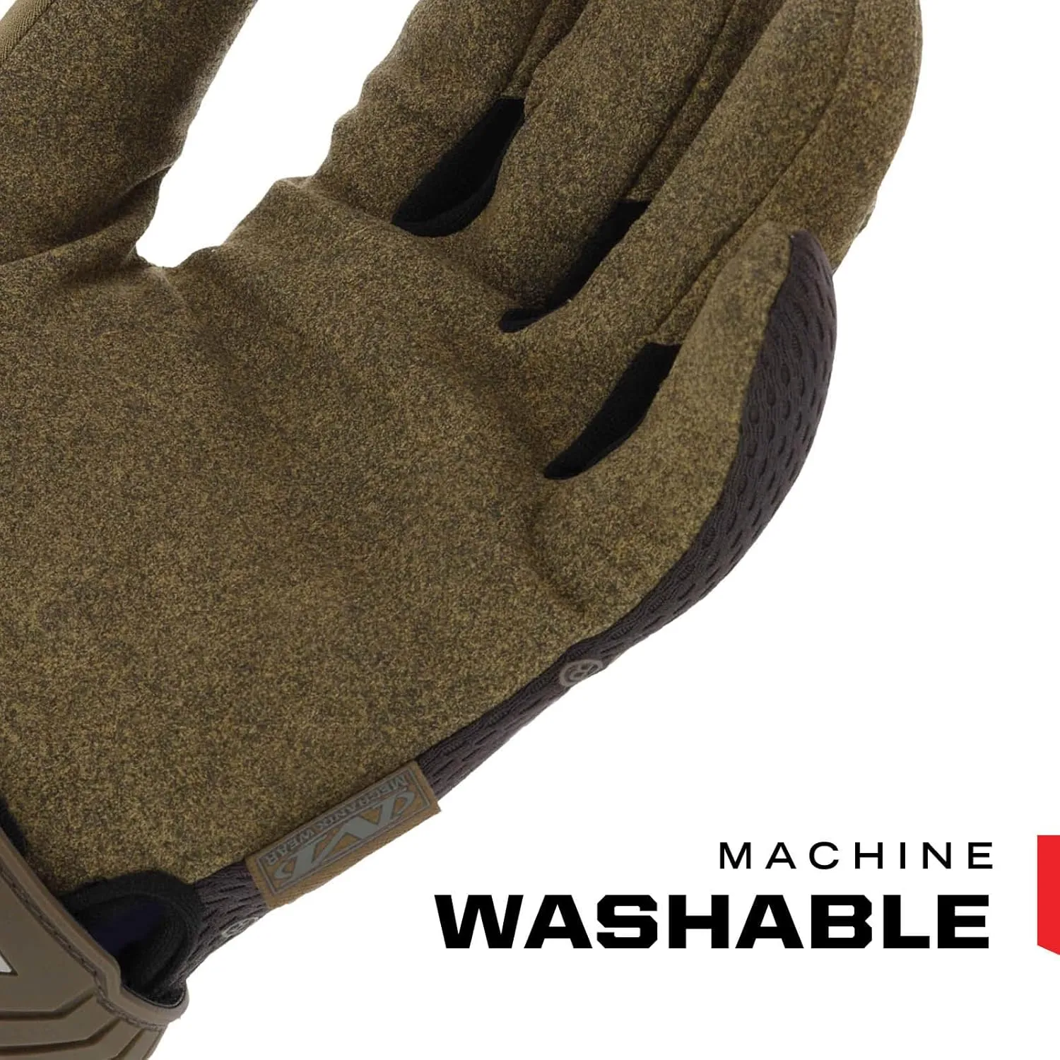 Mechanix Wear: The Original Work Glove with Secure Fit, Synthetic Leather Performance Gloves for Multi-Purpose Use, Durable, Touchscreen Capable Safety Gloves for Men (Brown, Large)