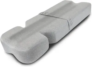 Memory Foam Knee Wedge Pillow for Side Sleepers - Hip & Leg Elevation for Pregnancy, Sciatica, Lower Back Pain - Orthopedic Thigh & Foot Cushion for Surgery - Washable Cover & Travel Bag