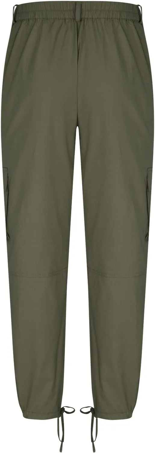 Men's Casual Cargo Pants Loose Fit Hiking Pants Straight Leg Workout Joggers Cotton Sweatpants Cargos