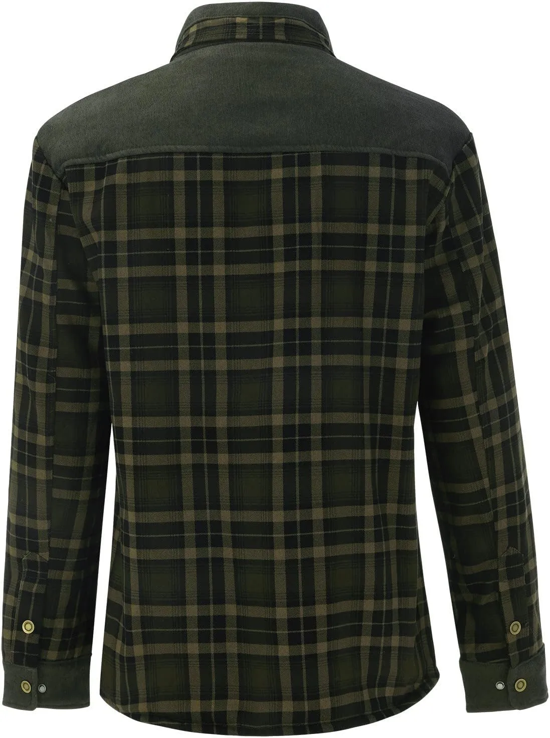 Men's Plaid Hooded Shirts Casual Print Lapel Button Down Pocket Long Sleeve Shirt Fall Casual Button Down Shirts