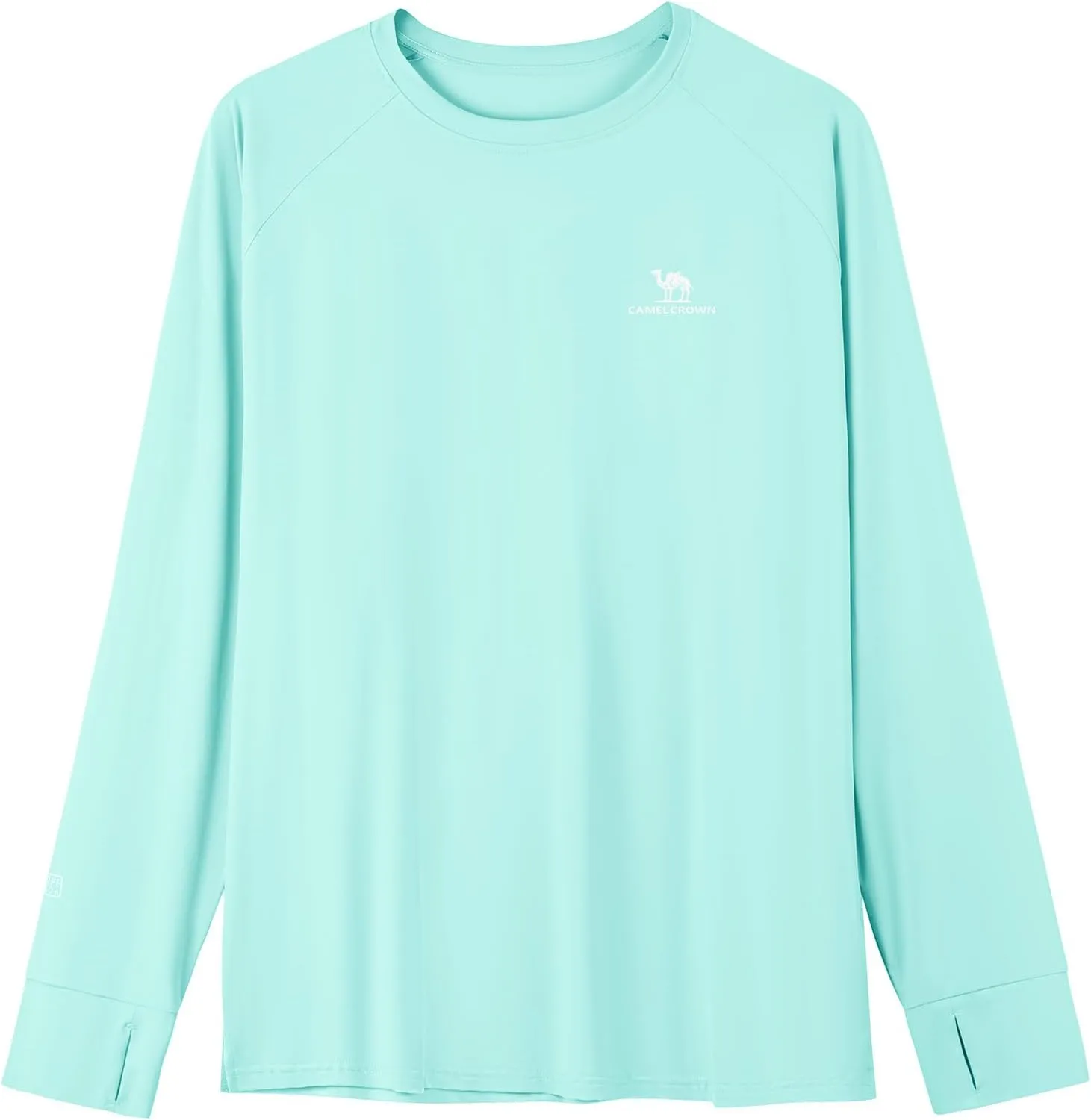 Mens Sun Protection Shirts UV SPF UPF 50  Long Sleeve Rash Guard Fishing Running Swim T-Shirt Quick-Dry Lightweight