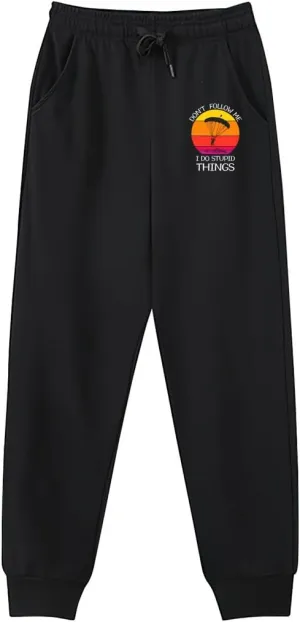 Men's Sweatpants Skydiver Skydiving Parachuting Utility Jogging Pants