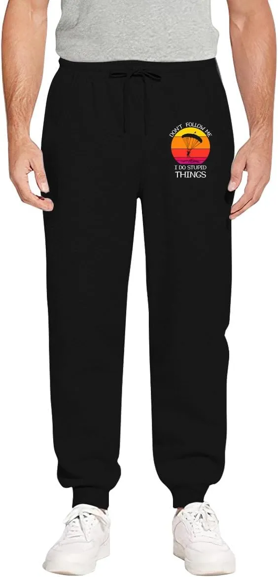 Men's Sweatpants Skydiver Skydiving Parachuting Utility Jogging Pants