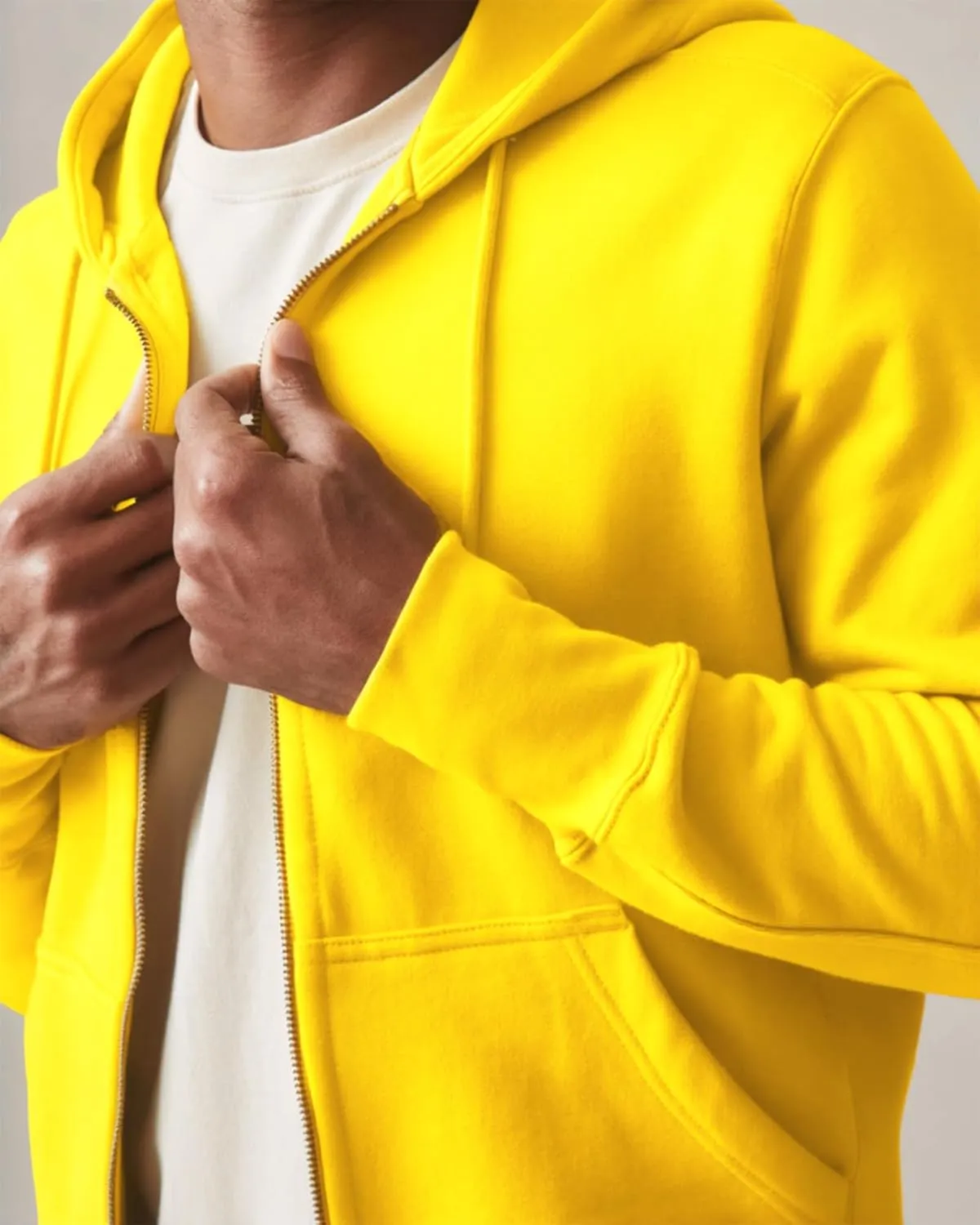 Mens Zip up Hoodie Full Zip Fleece Lined Pullover Hooded Sweatshirt Long Sleeve Sports Hooded Jacket with Pocket
