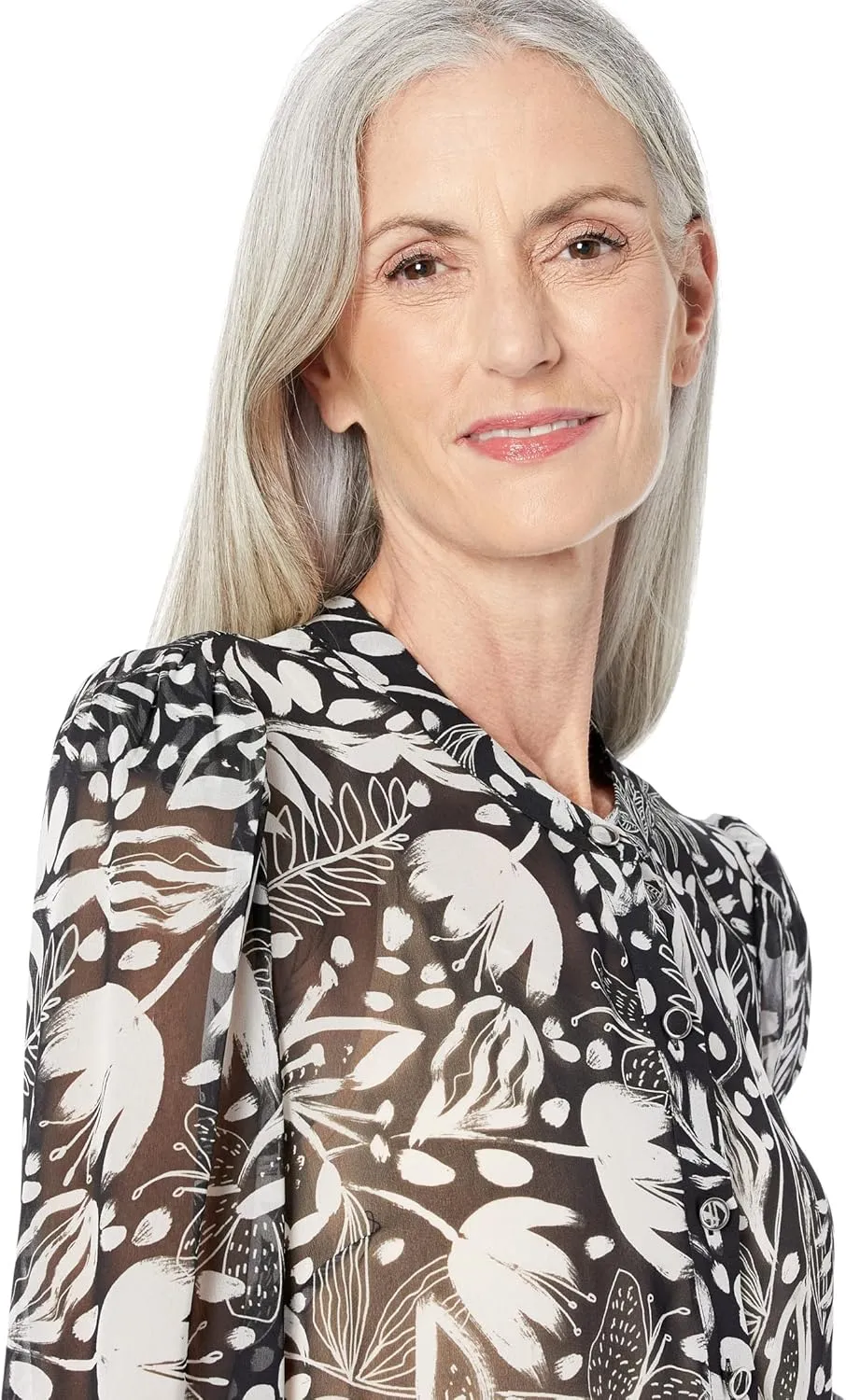 MILLY Glora Painted Tiger Lily Top