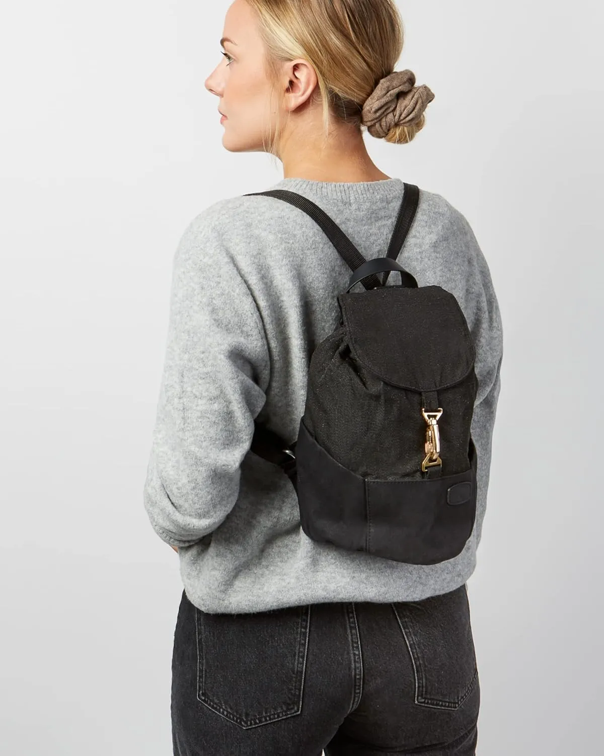 Mini Cinch Backpack | Small Anti Theft Backpack | Cut-Resistant, RFID Blocking and Water Resistant | Mini Backpack for Women and Men | Small Backpack Purse | Anti Theft Bag