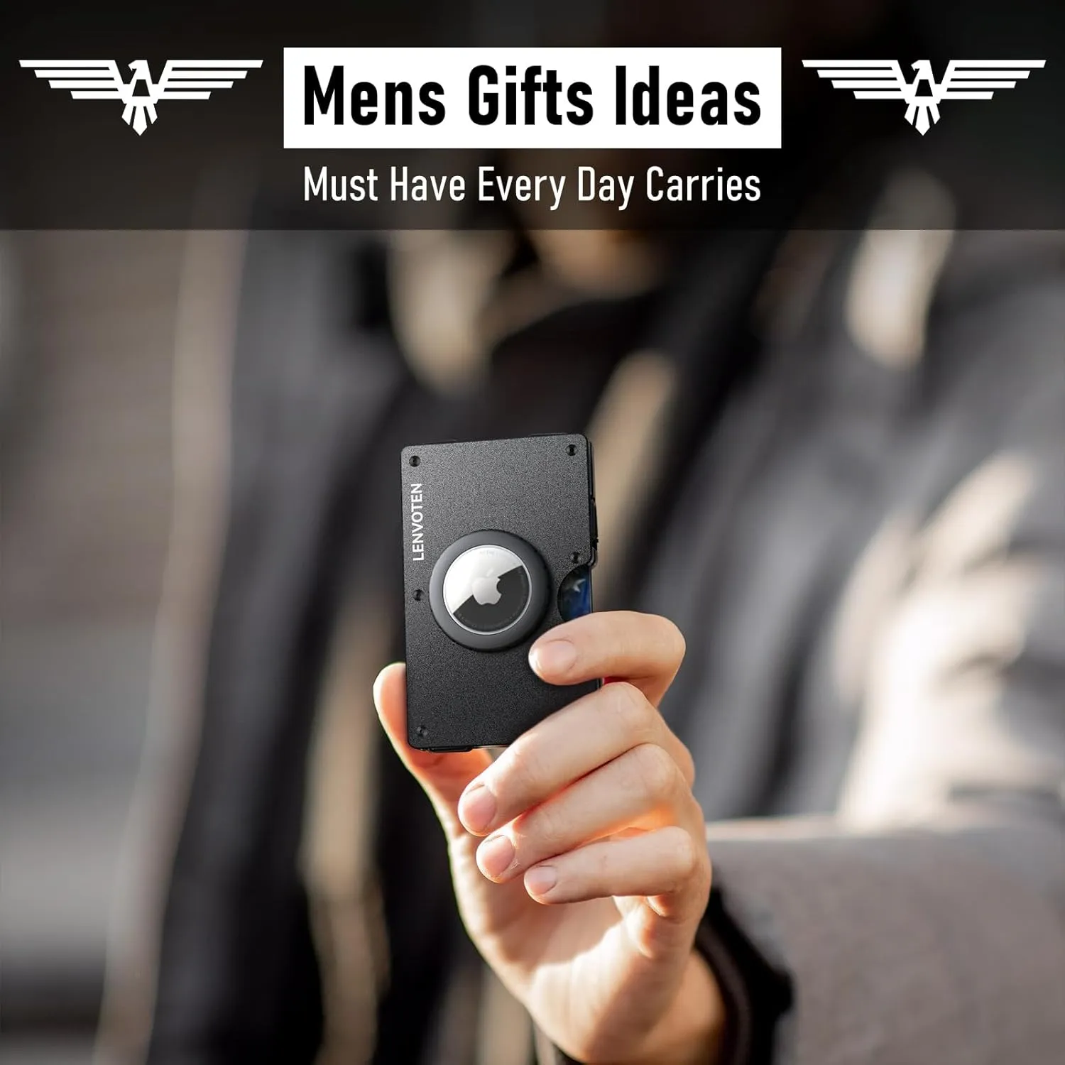 Minimalist Wallet for Men, Metal Wallet with Money Clip, Slim Compact Wallet, RFID Blocking Card Holder, Metal Aluminum Credit Card Holder, Holds up to 20 Cards