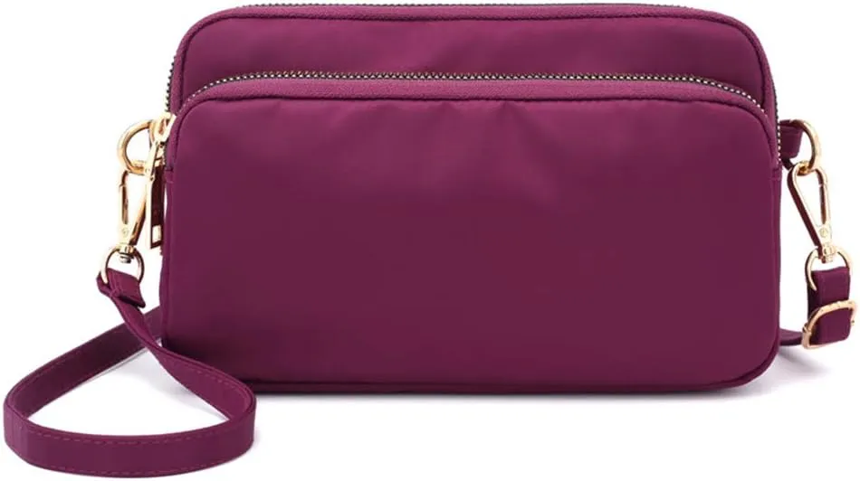 MINTEGRA Crossbody Bag for Women, Lightweight Purses Nylon Small Shoulder Bag Satchel