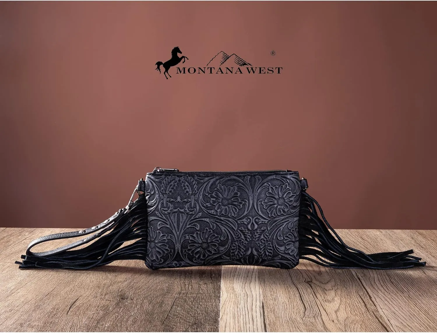 Montana West Western Purse for Women Crossbody Bag Wristlet Clutch Purse
