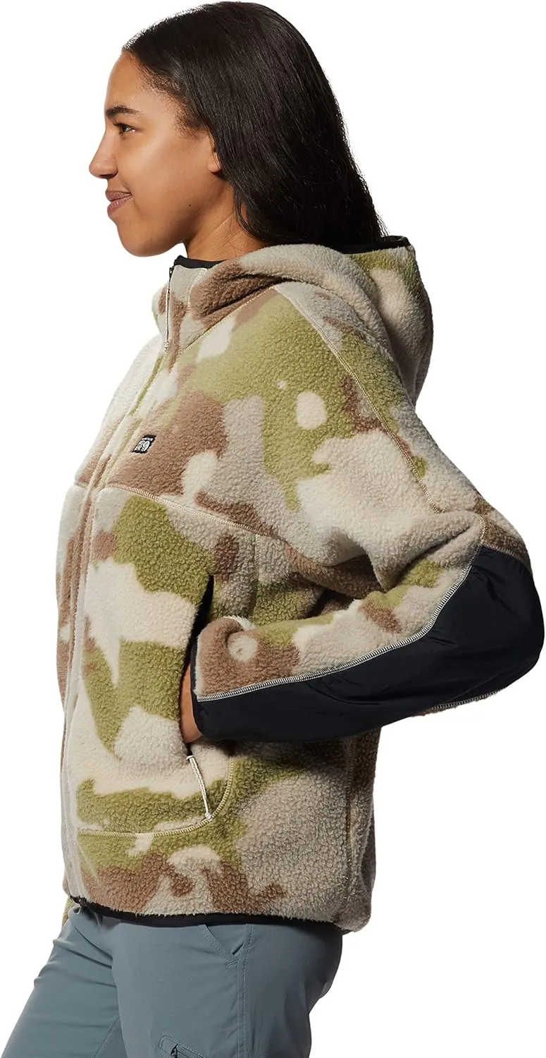 Mountain Hardwear Women's HiCamp Fleece Full Zip Hoody for Hiking, Travel, Backpacking, and Everyday Wear