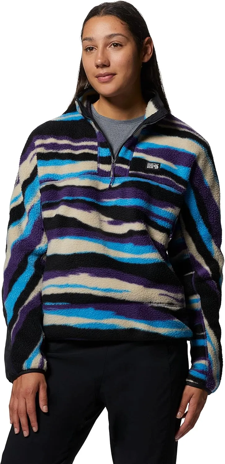 Mountain Hardwear Women's HiCamp Fleece Pullover for Hiking, Travel, Backpacking, and Everyday Wear