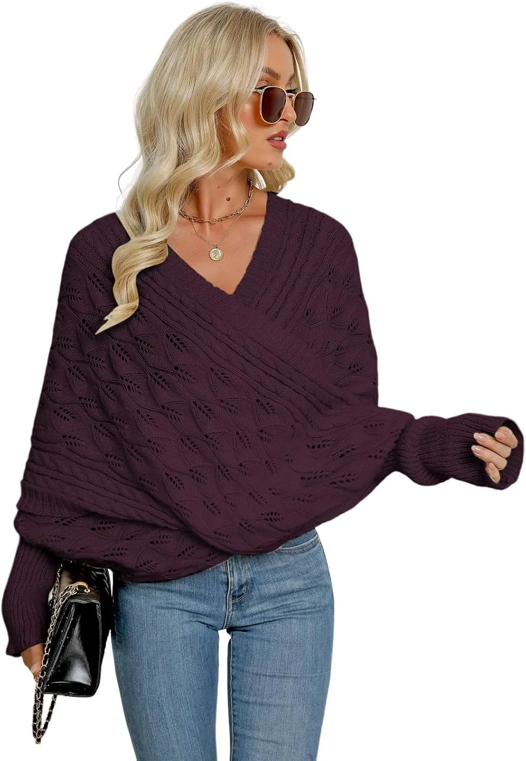 Multifunctional Scarf with Sleeves for Women,Winter Autumn Sweater Scarf Wrap with Sleeve,Solid Color Knitted Wrap Scarf Shawl Cape with Sleeve