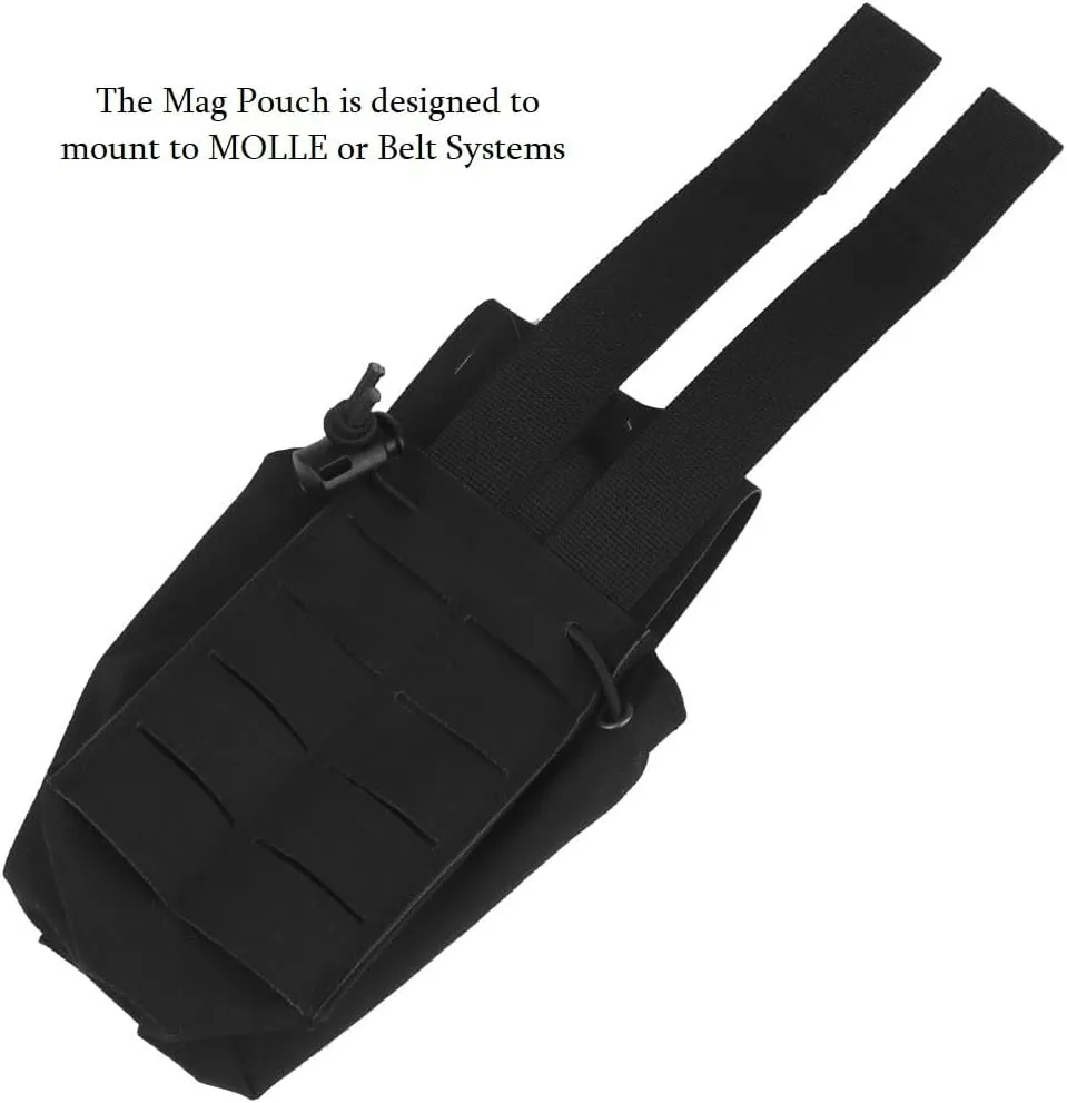 Multifunctional Tactical Pouch,Airsoft Molle Double 762 556 Mag Holder Radio GP Bag Utility EDC Pouch for Vest Belt