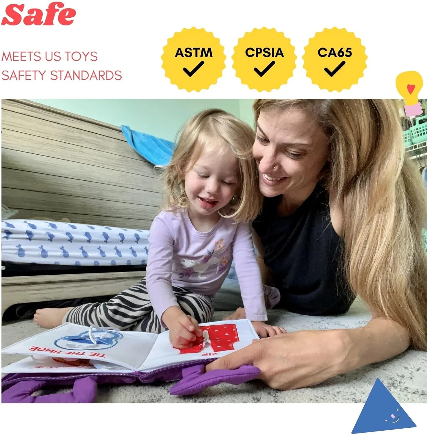 My Quiet Book - Toddler Travel Car Plane Airplane - No Parts to Get Lost - Activity Montessori Board Book, Travel Toys for Toddlers 1-3, Gifts for 1 2 3 4 Year Old Girl, Birthday Gifts Toys Age 2-4