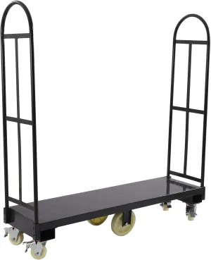 Narrow Aisle U-Boat Platform Truck Dolly, 16 x 65 Heavy Duty Utility Cart with Thick Steel Deck, Premium Hand Truck Can Hold Loads Up to 2,000 Pounds | Hand Cart with Removable Handles