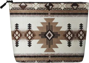 Native American Print Makeup Bag Waterproof Travel Cosmetic Tote Zippered Pouch For Women Toiletry Bag