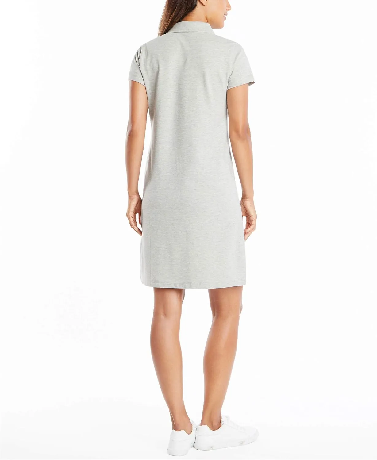 Nautica Women's Easy Classic Short Sleeve Stretch Cotton Polo Dress