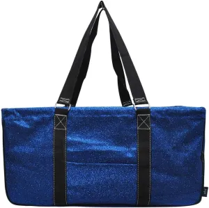 NGIL All Purpose Open Top 23" Classic Extra Large Utility Tote Bag 2019 Collection (Glitter Royal)