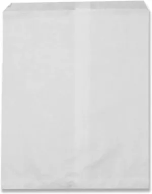 N'ice Packaging 200 White Flat Paper Bags Good for Candy, Cookies, Small Gift, Crafts, Party Favor, Sandwich, or Merchandising - no Gussett (White, 6" x 9")