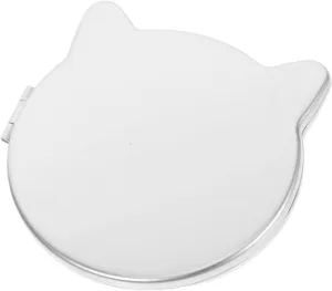 NOLITOY Mini Stainless Steel Makeup Mirror Shatterproof Pocket Mirror for Purse Perfect for Everyday Use