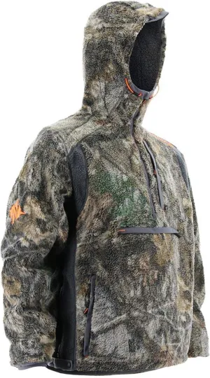 Nomad mens Cottonwood 1/2 Zip | Berber Fleece Hunting Jacket With Scent Suppression
