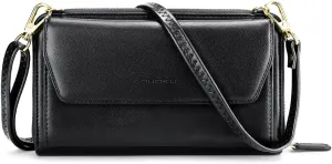 nuoku Wallets for Women Credit Card Slots with RFID Blocking Large Capacity Wristlet