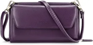 nuoku Wallets for Women Credit Card Slots with RFID Blocking Large Capacity Wristlet