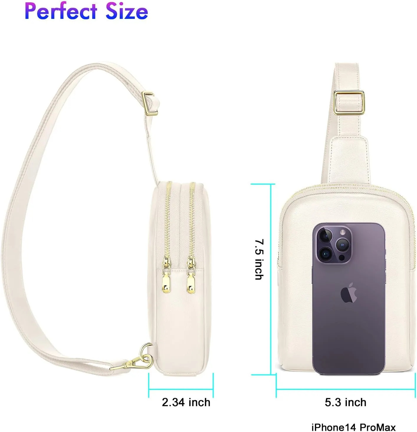 nuoku Women's Crossbody Sling Bag - Small RFID Wallet & Cell Phone Pouch