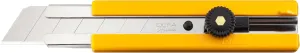 OLFA 25mm Extra Heavy-Duty Utility Knife (EH-1) - Multi-Purpose Custom Cutting Depth Precision Knife w/Ultra-Slim Plastic Handle & Snap-Off Blade, Replacement Blades: Any OLFA 25mm Blade