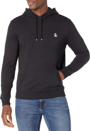 Original Penguin Men's Sticker Pete Long Sleeve Pullover Hoodie Shirt