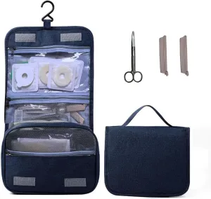 Ostomy Colostomy Travel Bag kit with Ostomy Scissors ostomy bag organizer ileostomy Ostomy Supplies