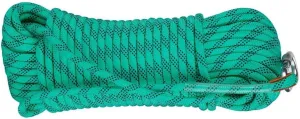 Outdoor Rescue Rope 10mm Static Rope Heavy Duty Rescue Rope Escape Utility Cord for Outdoor Survival, Mountaineering, Hauling Dragginge (Color : Green, Size : 10mm x 25m)