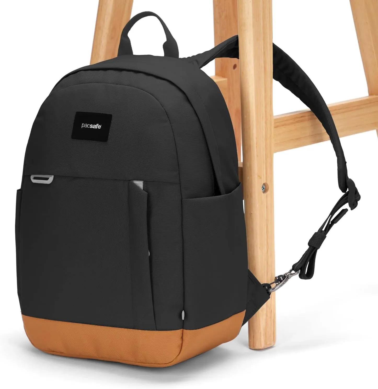 Pacsafe GO 15L Anti Theft Backpack, Jet Black