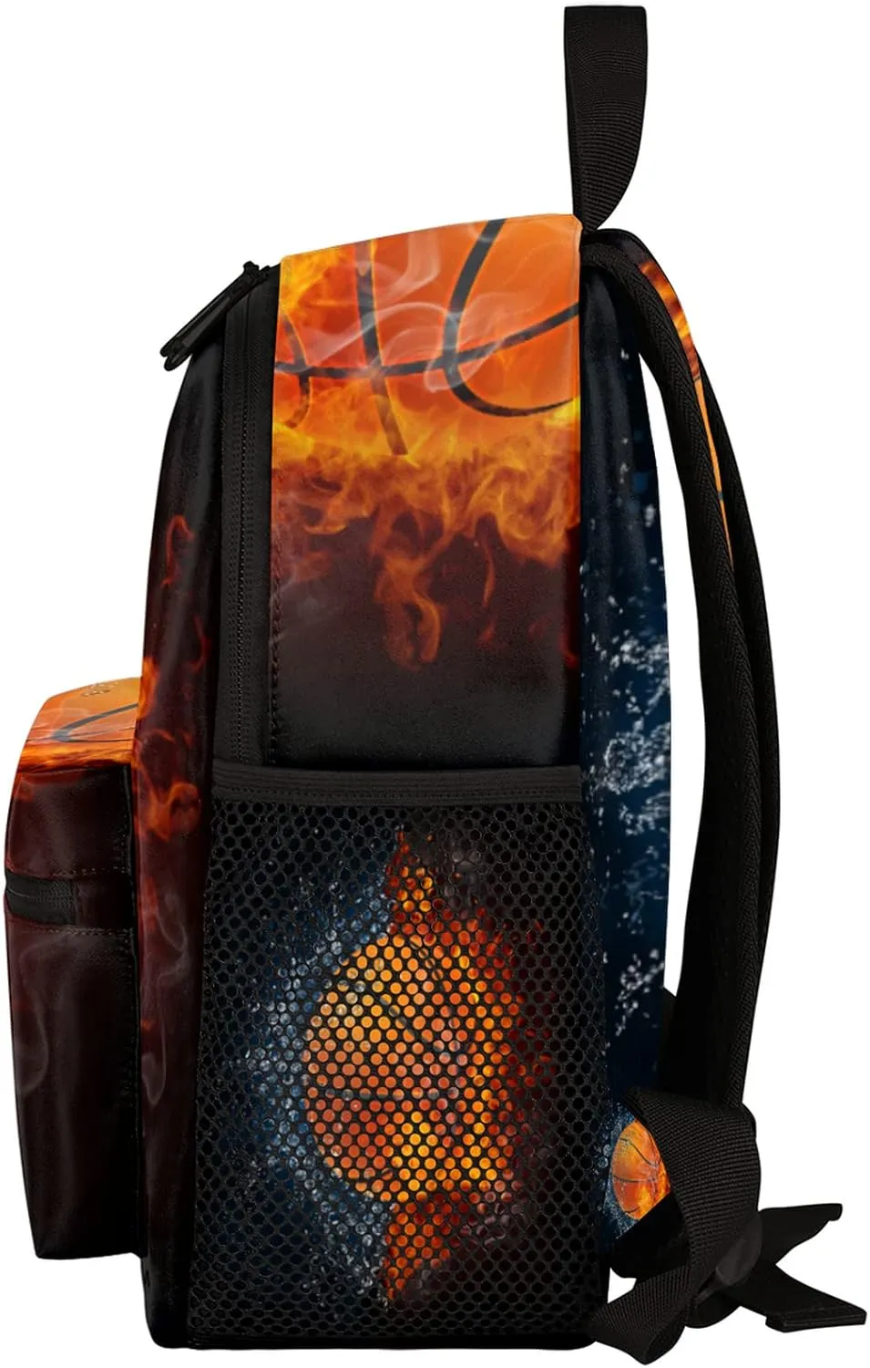 Pardick Basketball Kids Backpack Sport Cute Toddler Backpack for Boys Girls with Chest Strap Lightweight Kindergarten Children Schoolbag Nursery Elementary Travel Bag