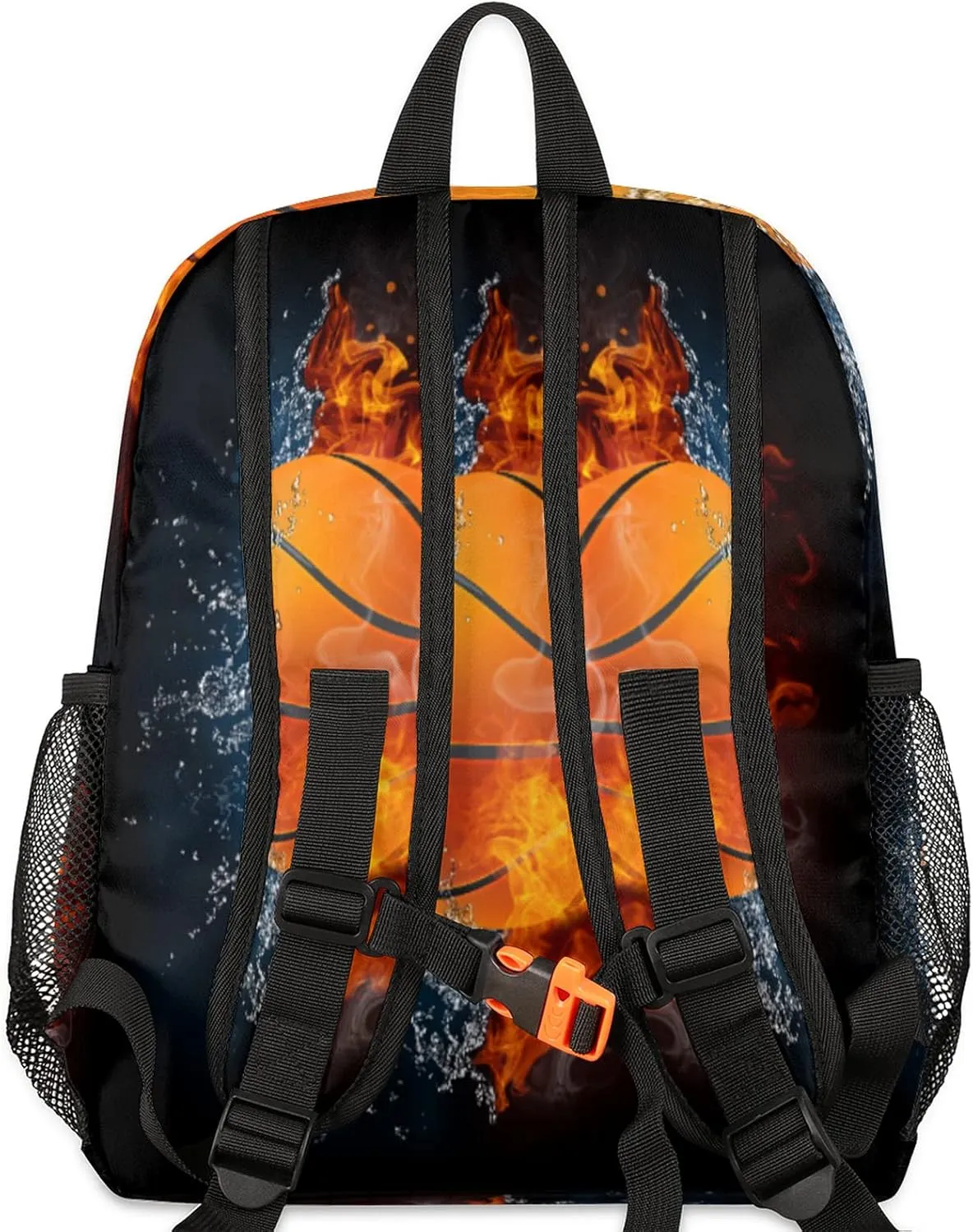 Pardick Basketball Kids Backpack Sport Cute Toddler Backpack for Boys Girls with Chest Strap Lightweight Kindergarten Children Schoolbag Nursery Elementary Travel Bag