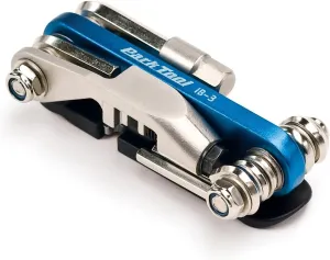 PARKTOOL IB-3 Multi-Tool, Size: Hex 0.06/0.1/0.1/0.1/0.2/0.1/0.3/0.3/0.3/0.3/0.31 inches (1.5/2/2.5/3.45 mm)