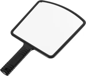 PartyKindom Handheld Mirror Small Portable Makeup Mirror Handle Touch Screen for Travel Beauty Women