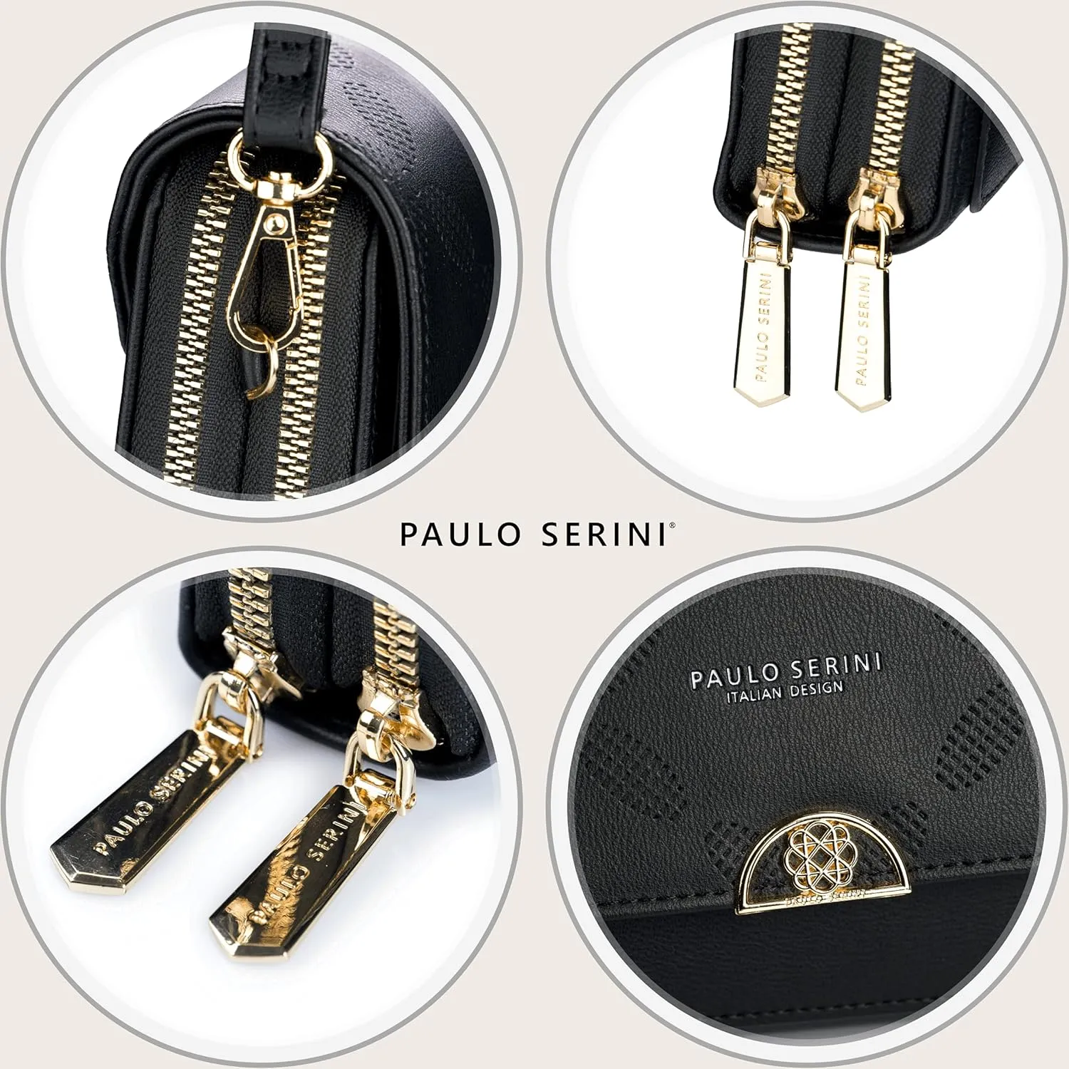 PAULO SERINI® Crossbody bag for Women - Phone Wallet Clutch Handbag - Women’s Wristlet Purses - Birthday Gifts for Women