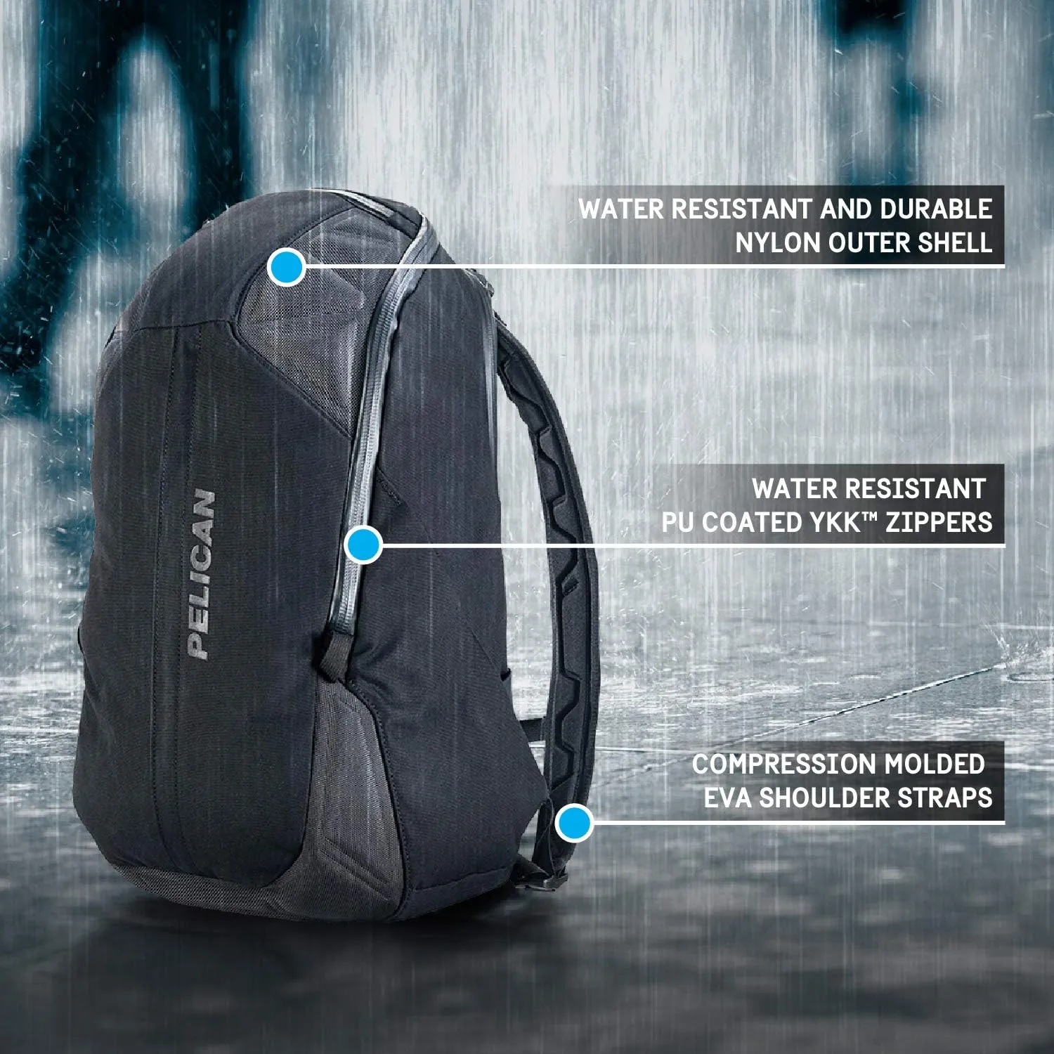 Pelican Unisex-Adult SL-MPB35-BLK Mobile Protect Backpack Black
