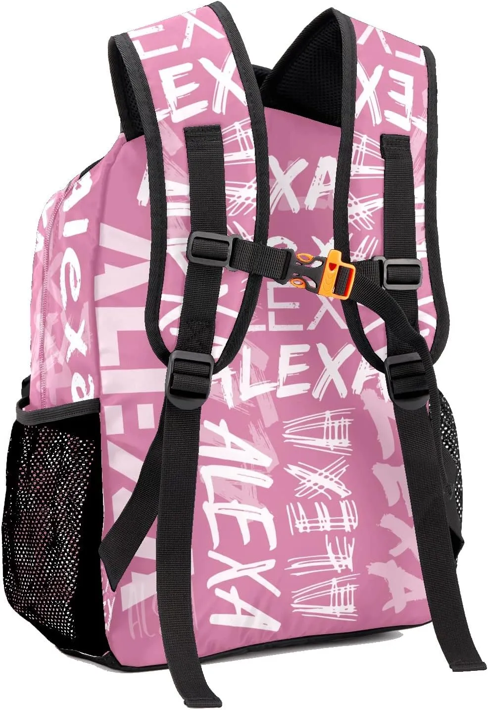 Personalized School Backpack for Kids, Waterproof Custom Printed Bookbag with Name for Elementary Students, Fashion Customized Casual Book Bag Back Pack for Boys Girls