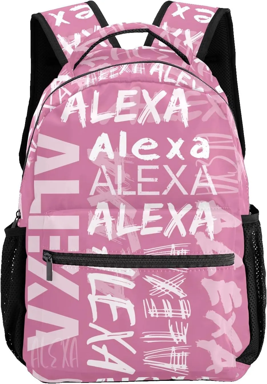 Personalized School Backpack for Kids, Waterproof Custom Printed Bookbag with Name for Elementary Students, Fashion Customized Casual Book Bag Back Pack for Boys Girls