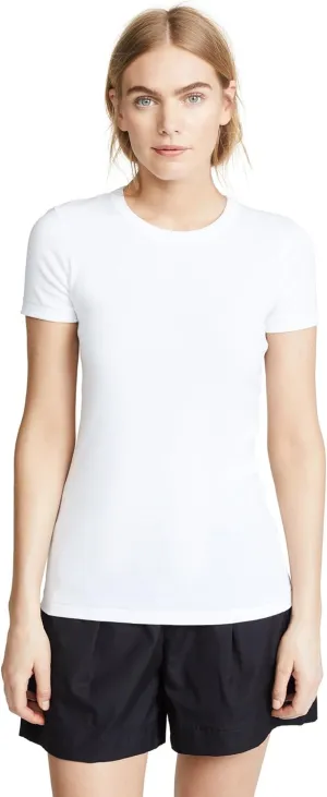 Petit Bateau Womens Short Sleeves Iconic Plain Crew Neck T-Shirt XXS-XL Style 14895/W (XS/14 Style 14895/W) White