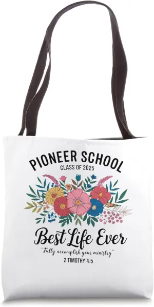 Pioneer School 2025 JW Gifts Pioneer Gift Jehovahs Witnesses Tote Bag