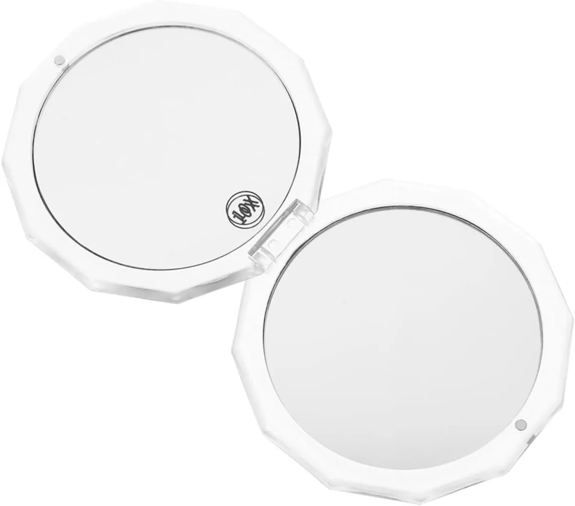 Portable Foldable Makeup Mirror Magnifying Handheld Travel Mirror for Women Compact Dual Sided Design for Pocket Handbag for Go Touch Ups
